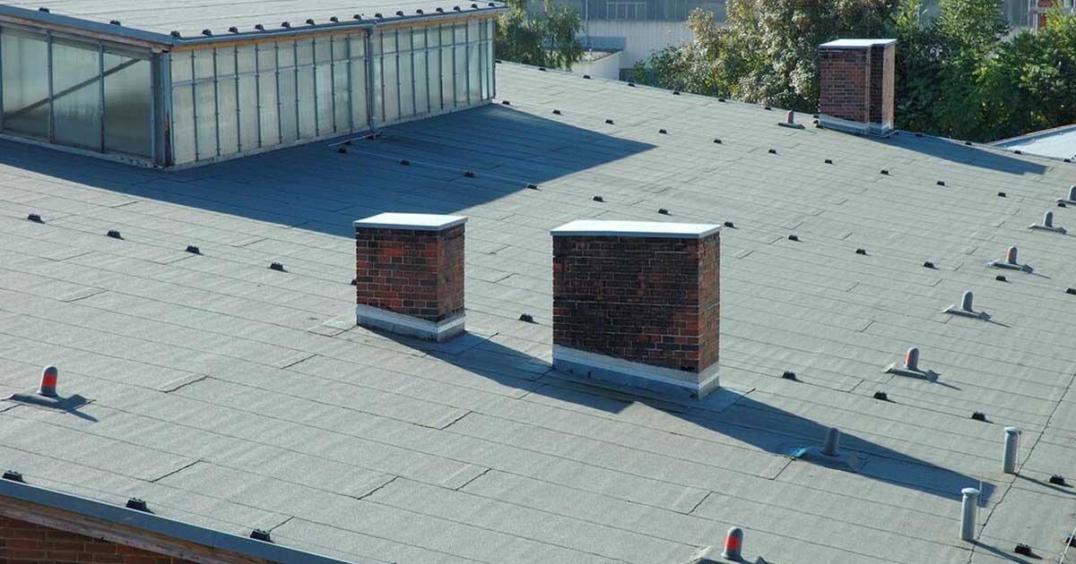 Residential roofs are usually flat